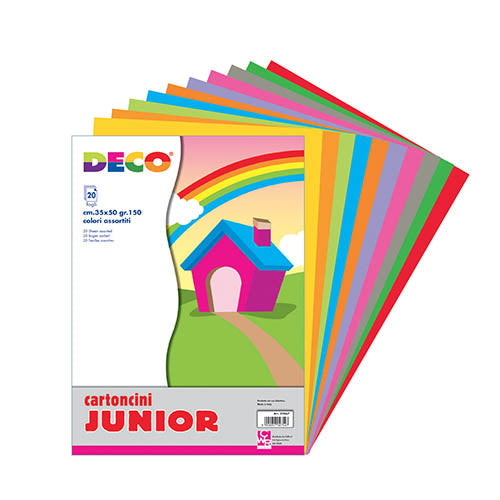 BLOCCO DIS 20 FG. CM.35X50 GR.150/MQ  - COL ASS. Immagine principale del prodotto