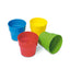 Bicchieri Antiurto Ml.250 - Confezione 4 Pezzi - Assortiti