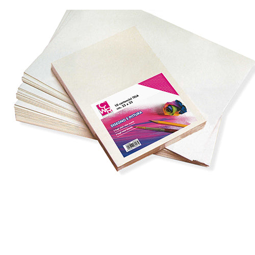 CART TELA GR 160 CM.23X33 - BUSTA 10 FG BCO/AVORIO