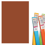 CARTA CRESPA GR.180 - ROTOLO CM.50X250 - MARRONE