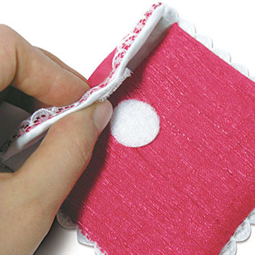 VELCRO ADESIVO DISCHETTI MM 19 - BUSTA 24 PZ. Immagine secondaria del prodotto