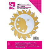 CARTONCINO SATIN ORO / ARG CM.50X70 - CONF. 10 FG.