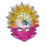 MASCHERA DA DECORARE CM.27X25 - SOLE