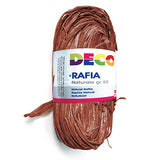 RAFIA NATURALE - PACCHETTO GR.50 - MARRONE