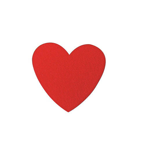 CUORI IN FELTRO CM.10X10 CONF. 4 PZ.