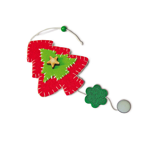 FELTRO 10 SOGGETTI NATALE VELCRO