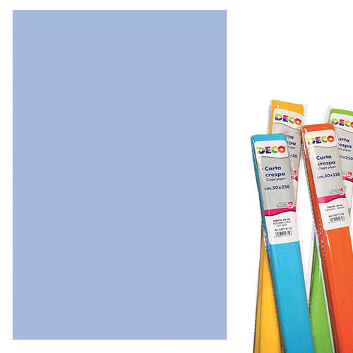 CARTA CRESPA GR. 60 AZZURRO CIELO Immagine secondaria del prodotto
