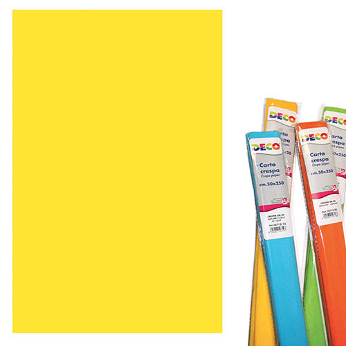 CARTA CRESPA GR. 60 GIALLO  LIMONE Immagine secondaria del prodotto
