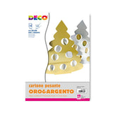 CARTONE PESANTE ORO/ARGENTO SPESS. 1,2 - CM.35X50