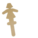 SAGOMA LEGNO BAMBINA 10 PZ.