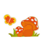 Funghi In betulla Cm. 23X35