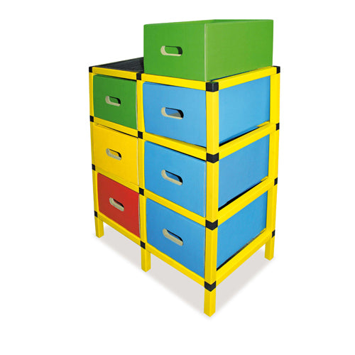 Cassettiera Antitrauma Cm.60x36x73 H - 6 Cassette