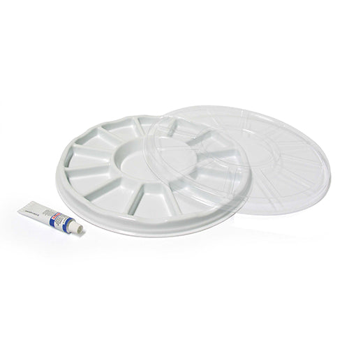 TAVOLOZZA TONDA DIAM. CM.31 CON COPERCHIO