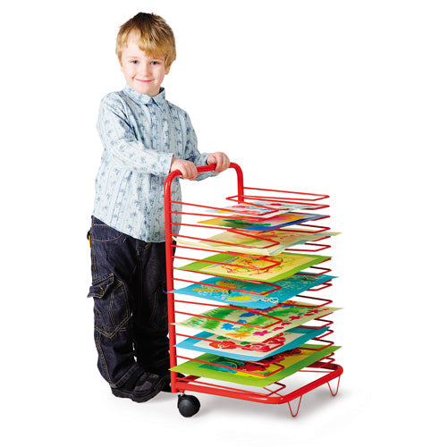 CARRELLO ASCIUGADISEGNI - 17 RIPIANI - CM.44,5X35,