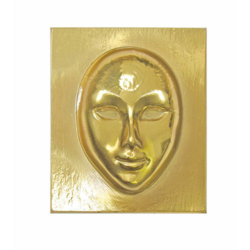 MASCHERE GOLD DA DECORARE CM.12X17 - SET 6 PZ. Immagine principale del prodotto