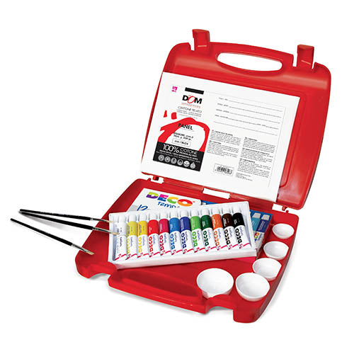 COLORI A TEMPERA - VALIGETTA 12 TUBI + ACC. Immagine principale del prodotto