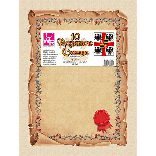 PERGAMENA GONZAGA GR.160 CM.21X29,7 - CONF. 10 FG. Immagine principale del prodotto