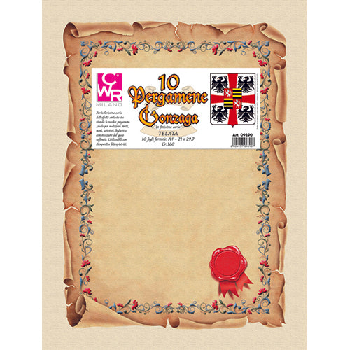 PERGAMENA GONZAGA GR.160 CM.21X29,7 - CONF. 10 FG.