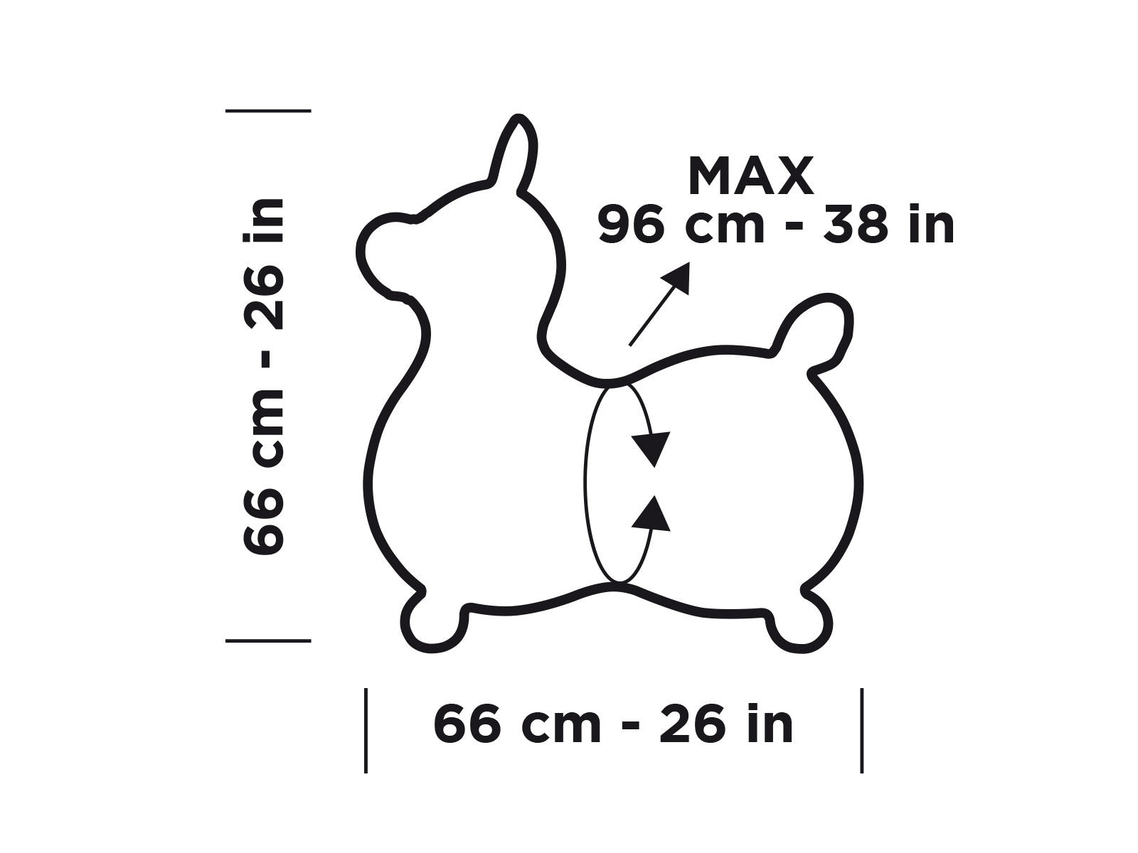 CAVALLINO RODY MAXI ARANCIONE