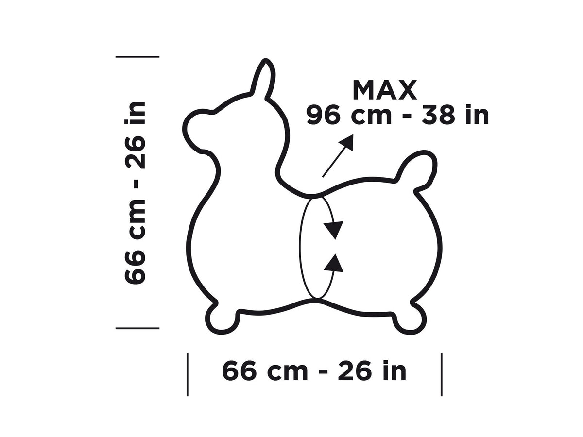 CAVALLINO RODY MAXI ARANCIONE