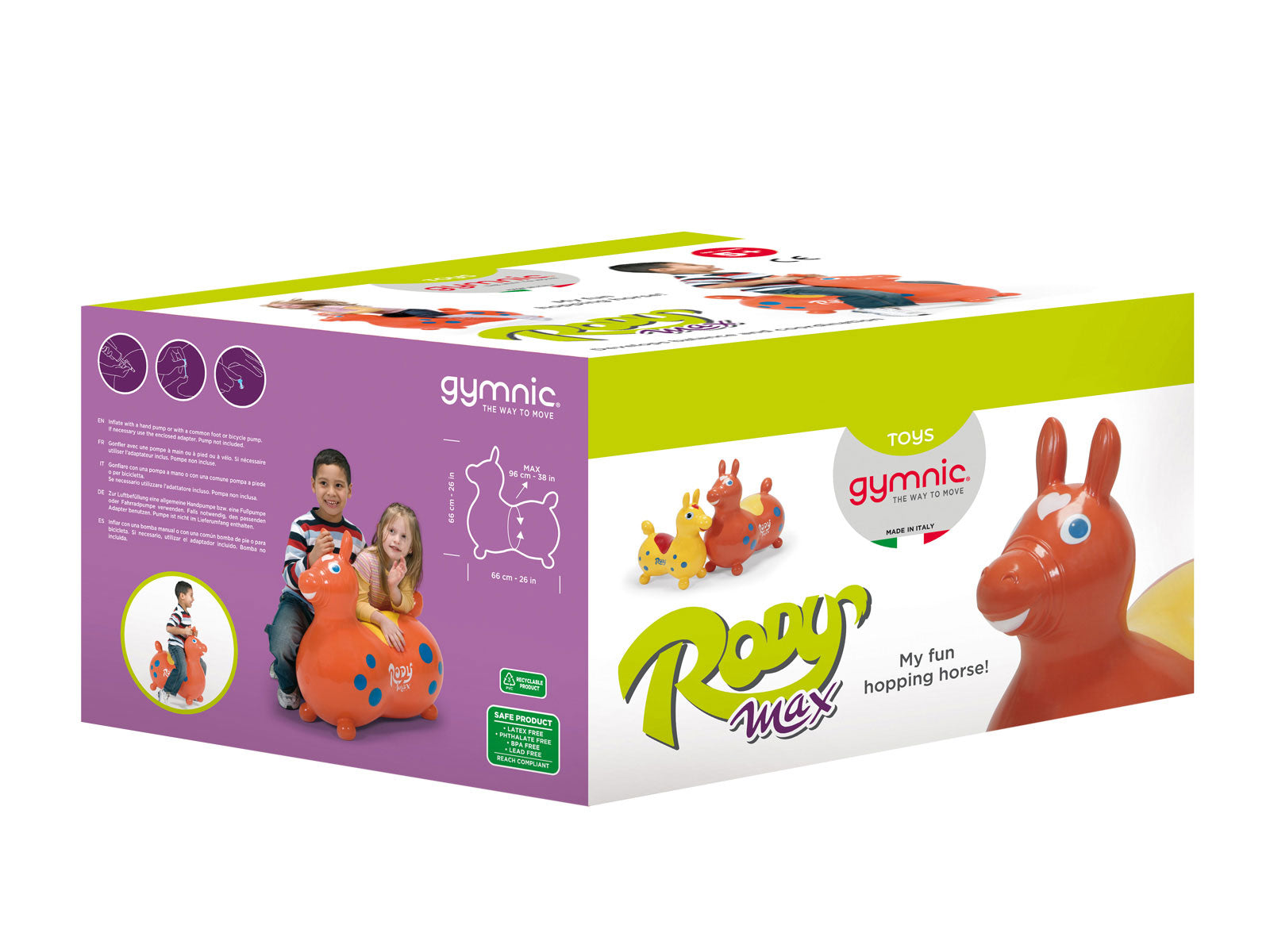 CAVALLINO RODY MAXI ARANCIONE