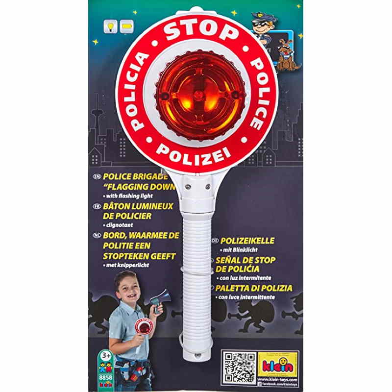 PALETTA POLIZIOTTO CON LUCE INTERMITTENTE