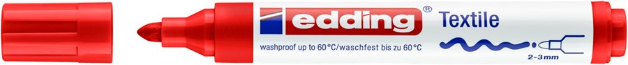 MARKER EDDING TEXTILE 4500 ROSSO