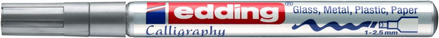 MARKER EDDING 753 CALLIGRAPHY ARGENTO