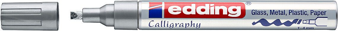 MARKER EDDING 755 CALLIGRAPHY ARGENTO