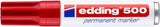 MARKER EDDING 500 ROSSO