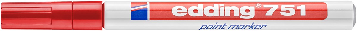 MARKER EDDING 751 ROSSO