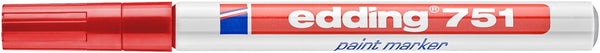 MARKER EDDING 751 ROSSO