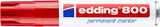 MARKER EDDING 800 ROSSO