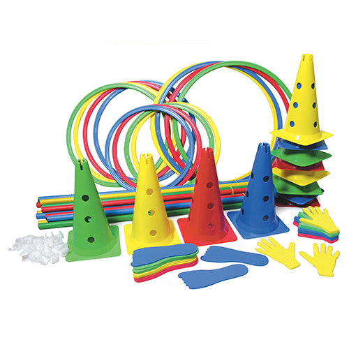 Assortimento Per Psicomotricità - Set 72 Pezzi.