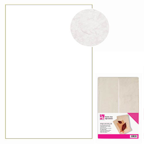 FOGLIO CARTA RISO GR.25 CM.70X100 - BIANCO - Immagine principale del prodotto