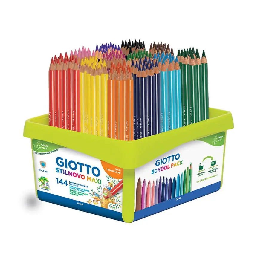 MATITONI TRIANGOLARI GIOTTO STILNOVO MAXI SCHOOLPA Immagine principale del prodotto