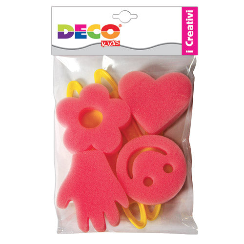 TIMBRI SPUGNA FANTASIA ASSORTITI - SET 4 PEZZI Immagine principale del prodotto