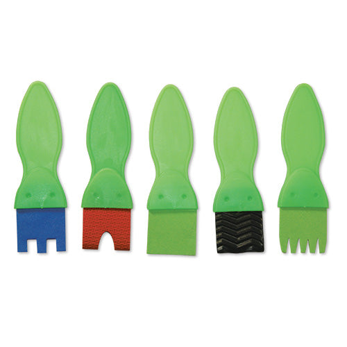 SPATOLE/PENNELLI FANTASIA ASSORTITI - SET 5 PZ.