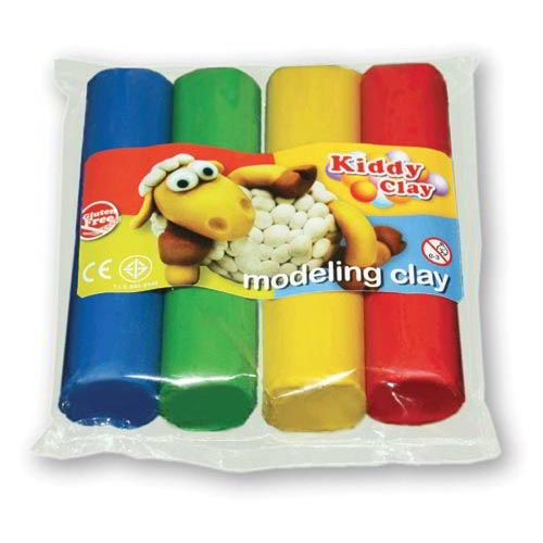 KIDDY CLAY - PLASTILINA GR.454 - 4 COLORI ASSORTIT