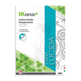 CARTA LUCIDA TRASPARENTE BLOCCO A3 FG.50