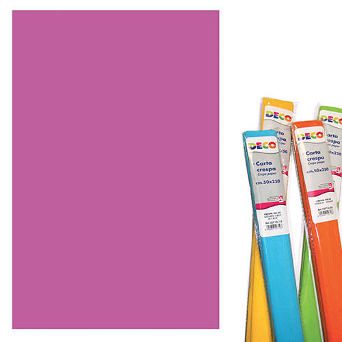 CARTA CRESPA GR.40 - CM.50X250 - VIOLETTO Immagine secondaria del prodotto