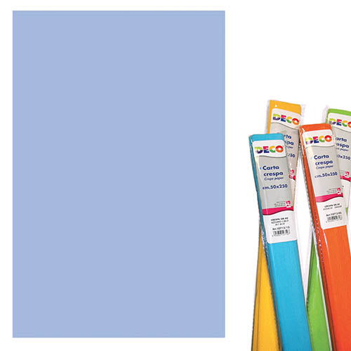 CARTA CRESPA GR.40 - CM.50X250 - AZZURRO CIELO Immagine secondaria del prodotto