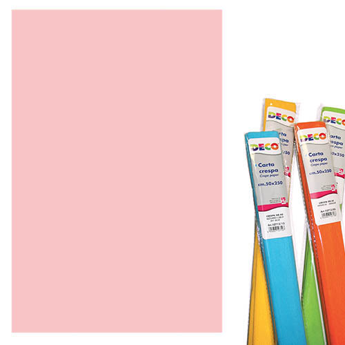 CARTA CRESPA GR.40 - CM.50X250 - ROSA BABY Immagine secondaria del prodotto