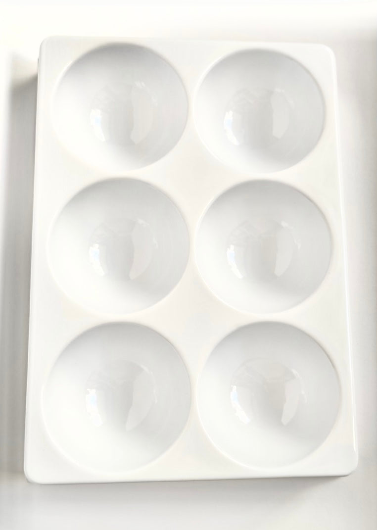 TAVOLOZZA CM.20X29 - 6 SCOMPARTI