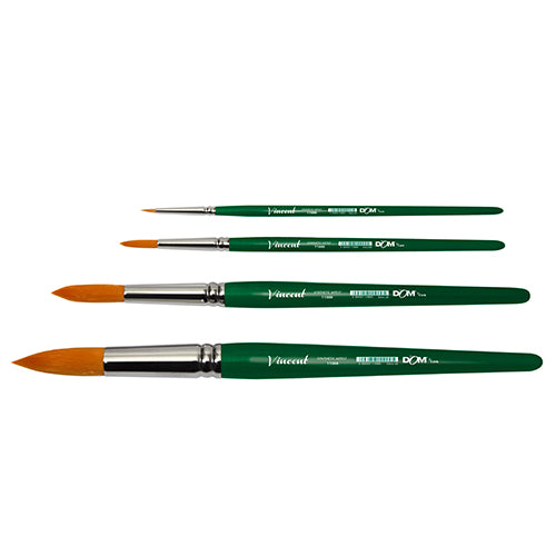 PENNELLO VINCENT - SINTETICO - TONDO - CORTO - N.0