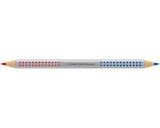 MATITONE JUMBO GRIP ROSSO/BLU FABER CASTEL