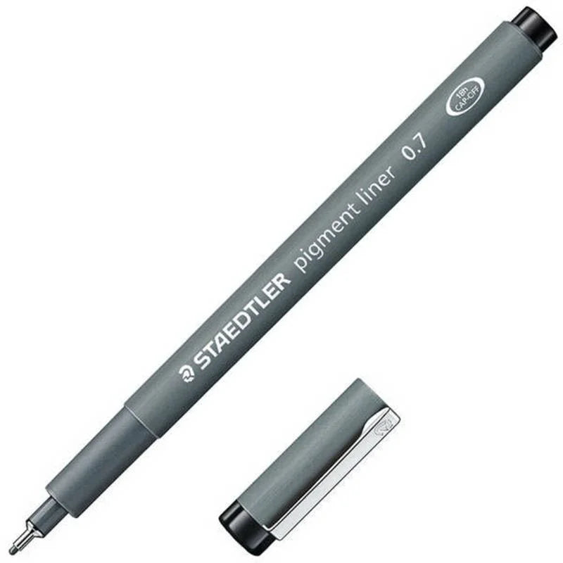 PENNA FINELINER STAEDTLER PIGMENT LINER 0.7MM NERO Immagine principale del prodotto