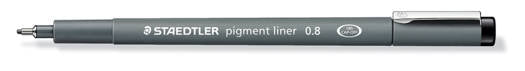 PENNA FINELINER STAEDTLER PIGMENT LINER 0.8MM NERO Immagine secondaria del prodotto