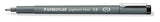 PENNA FINELINER STAEDTLER PIGMENT LINER 0.8MM NERO