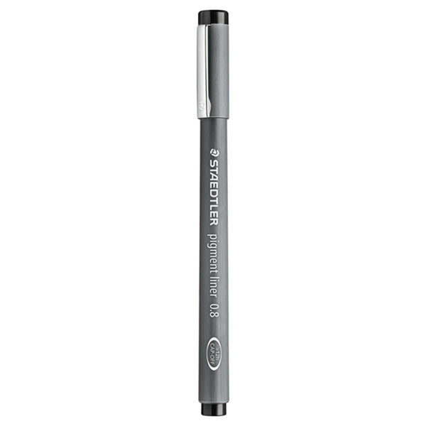 PENNA FINELINER STAEDTLER PIGMENT LINER 0.8MM NERO